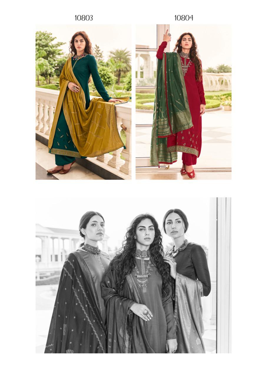 Deepsy Monalisa 6 Nahya Silk Embroidery Exclusive Festive Wear Salwar Kameez Collection
